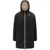 K-way - Veste longue isolée et imperméable - Le Vrai 4.0 Eiffel East Orsetto Black Pure en Nylon - Taille L - Noir