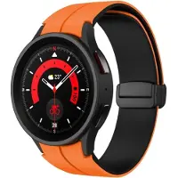 Samsung Galaxy Watch 6, 6 Classic Watch Strap - Orange/Black, Sangles de montre, Orange
