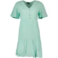 Vero Moda Satina Short Sleeve Short Dress Vert M Femme