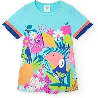 Boboli 248048 Short Sleeve Dress Multicolore 24 Months Fille