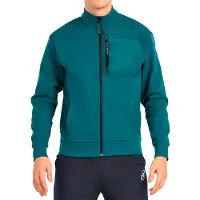 Bullpadel Breen Full Zip Sweatshirt Vert,Bleu XL Homme