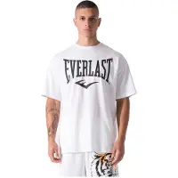 Everlast Tiger Short Sleeve T-shirt Blanc M Homme