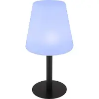 Globo Lampe solaire LED Lampe solaire 8 fois 0,1W blanc chaud IP44 noir mat, métal Ø15cm 33894 (IP44)