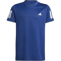 Adidas Club 3 Stripes Short Sleeve T-shirt Bleu 9-10 Years Garçon