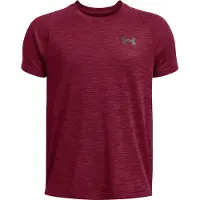 Under Armour Tech Textured Short Sleeve T-shirt Rouge 7 Years Garçon