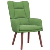 vidaXL Fauteuil relaxant Vert clair 63 x 67 x 94 cm Velours
