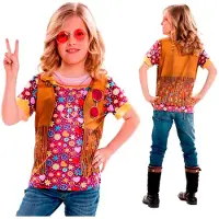 MOM Costume De Fille Hippie En T-shirt