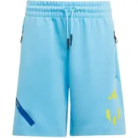 Adidas Pantalon de sport 'Messi ZNE' bleu / bleu clair / jaune