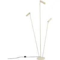 QAZQA Lampadaire moderne beige 3 lumières GU10 35mm - Thomas