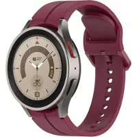 Samsung Bracelet pour montre Galaxy Watch 6, 6 Classic - Rouge vin