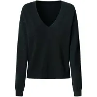 Pepe Jeans pour femme. PL7000091 Black Coraline V Sweater (S), Noir, Casuel, Coton