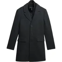 Superdry pour homme. M5012265A Tailored 2 In 1 Coat Town gris foncé (XL), Casuel, Laine