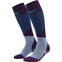Cep Ski Ultralight Socks Tall 3.0, chaussettes de ski, hommes, violet/bleu