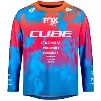 Cube Actionteam Long Sleeve Enduro Jersey Bleu M Enfants