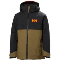 Helly Hansen - Veste de ski imperméable et isolante en Primaloft&reg; Black Eco - Jr Traverse Jacket Sepia - Taille Enfant 12 ans - Marron
