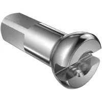 Dt Swiss Brasspro Head Pro Lock 2.0/fg 2.3 Bike Nipples Argenté 14 mm