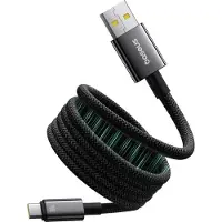 Baseus Tungsten Câble de charge magnétique USB/USB-C 1m 100W Noir