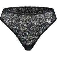 Erlich Textil Slip 'Iconic Lace' noir chiné