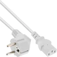 InLine 4043718115396 Blanc 1,8 m CEE7/7 IEC C13