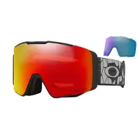 Oakley Line Miner Pro L Ski Goggles Noir Prizm Torch & Prizm Iced/CAT3+CAT2