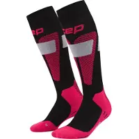 Cep Ski Merino Socks Tall 3.0, chaussettes de ski, femmes, rose