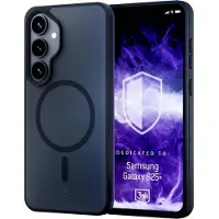 3MK Smoke Magcase Samsung Galaxy S25+ Phone Case Noir