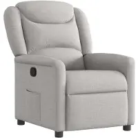 vidaXL Fauteuil relax gris nuageux Tissu