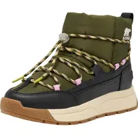 Sorel - Bottes d'hiver imperméables à enfiler - Whitney III Slip-On WP W Utility Green Black pour Femme en Nylon - Taille 41 - Kaki