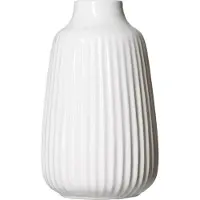 Ritzenhoff & Breker Vase SANREMO, blanc, 240 mm en faïence, avec structure cannelée décorative (1x)