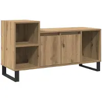 vidaXL Armoire TV Artisan-Chêne 100x35x55 cm Bois composite