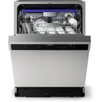 Klarstein Verosteel Lave Vaisselle Encastrable 60 cm - 14 Couverts, 9 Programmes, 42 dB, , AquaStop, Sécurité Enfants, Acier Inox, Lave Vaisselle Intégrable