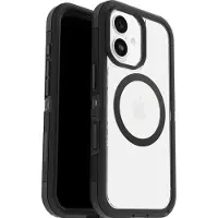 Otterbox Defender Pro XT Clear Camera Control (Apple iPhone 17), Coque pour téléphone portable, Transparent, Noir