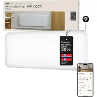 Mill 416697, convecteur électrique, IPX4, intérieur, mural, blanc, 1300 W