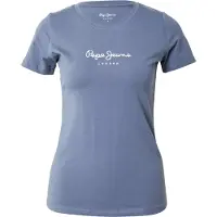 Pepe Jeans New Virginia Short Sleeve T-shirt Bleu L Femme