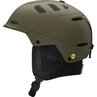Salomon - Casque de ski/snowboard - Husk Prime Mips Olive Night - Taille L - Kaki