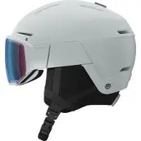Salomon - Casque à visière photochromique - Osmo Pro Sigma Photo Ice Flow - Taille L - Blanc