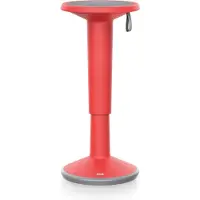 Interstuhl Tabouret réglable en hauteur StandUP, Ø 330 x H 590 - 845 mm, rouge