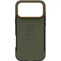 Uag Coque Civilian MagSafe pour Apple iPhone 17 Pro - Olive Orange