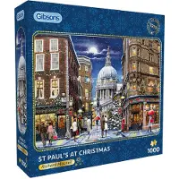 Gibsons Puzzle Cathédrale St. Paul à Noël 1000 pièces