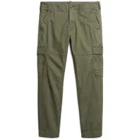 Superdry pour homme. M7011014A Pantalon cargo Core vert (34/32), Casuel, Coton