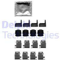Delphi Kit d'accessoires, mâchoire de frein à disque