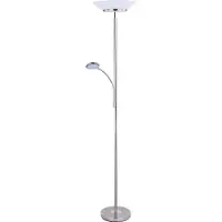 Globo Deckenfluter Nickel Matt, 1xled