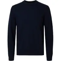 Selected Pull-over 'SLHTRAY' bleu marine