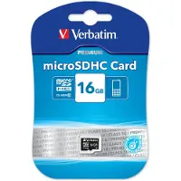 Verbatim Micro SDHC 16Go, 16384 MB, Micro Secure Digital High-Capacity (MicroSDHC), 10 MB/s
