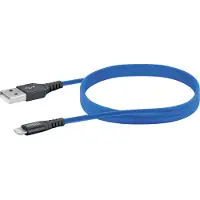 Schwaiger LPRO440501 USB-Kabel 2.0 St. A->Apple Lightning 1,20m blau