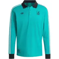 Adidas Liverpool Fc Terrace Icons Long Sleeve Polo Vert XL Homme
