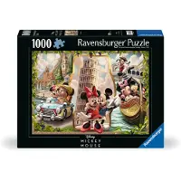 Ravensburger Disney Mickey Vacation & Minni (12000498) Puzzle 1000 Pieces Multicolore Enfants