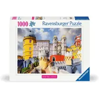 Ravensburger Puzzle de 1000 pièces représentant le Palais national de Pena. Portugal. Collection Highlight. À partir de 14 ans. Palais. 12001314.