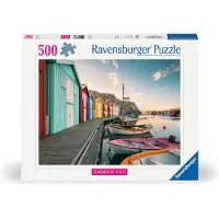 Ravensburger Puzzle Des Hangars à Bateaux à Smögen 500 Pièces