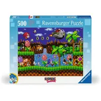 Ravensburger Sonic - Klasyczna Ukadanka Jigsaw 500 Elementów z Sonic The Hedgehog